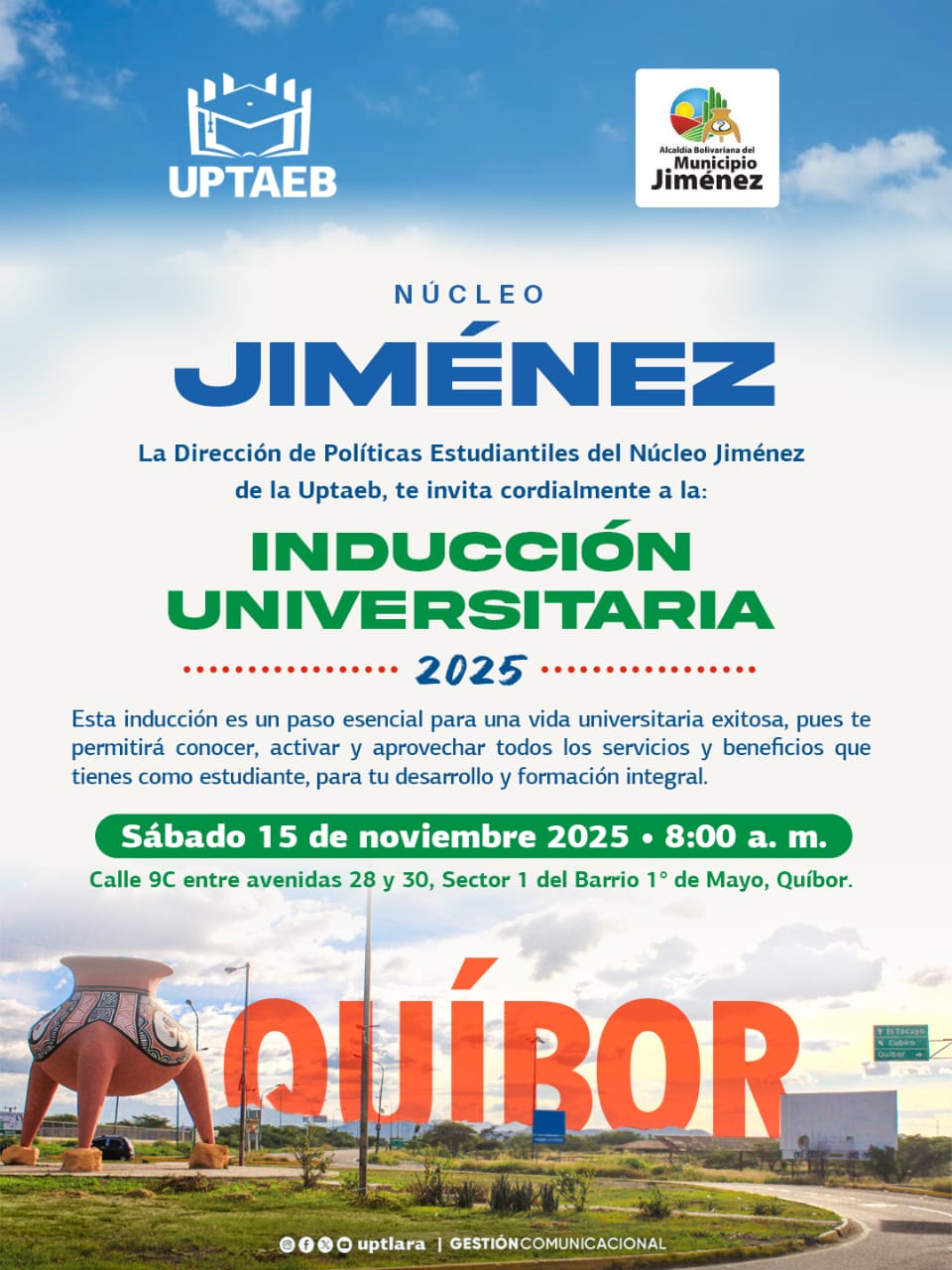 Inducción Universitaria 2025 - Núcleo Jiménez
